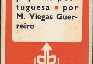 M. Viegas Guerreiro. Para a história da literatura popular portuguesa.