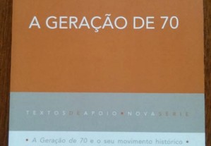 A Geração de 70 Álvaro Manuel Machado