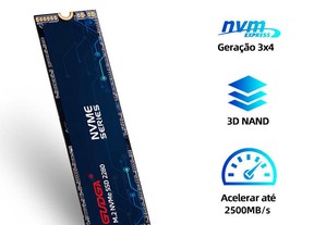 Disco SSD Gudga 2280 M.2 NVMe (2500 Mb/s) - 512Gb (novo)
