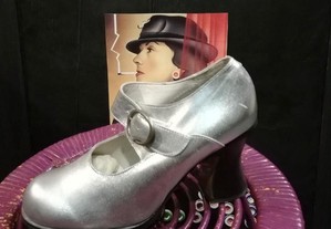 Sapatos El Dantès em pele côr: prata 4 tamanhos