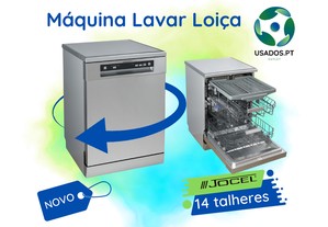 Máquina de Lavar Loiça Inox 14 conjuntos bandeja talheres Jocel