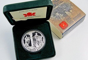 Canada - 1 Dollar 2002 'Queen Elizabeth II Golden Jubilee' - prata proof