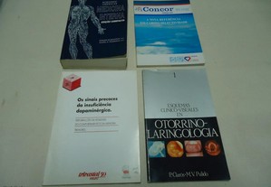 Vários livros de medicina anos 90