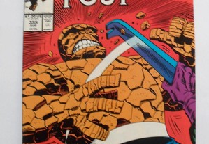 Fantastic Four 355 Marvel Comics BD original Americana 1991 Al Milgrom banda desenhada