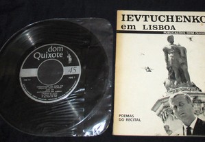 Livro Vinil Ievtuchenko em Lisboa Poemas Recital