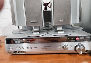 Sistema Surround com amplificador e subwoofer Panasonic