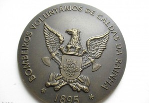Medalha Bombeiros De Caldas da Rainha1895 Congresso Nacional