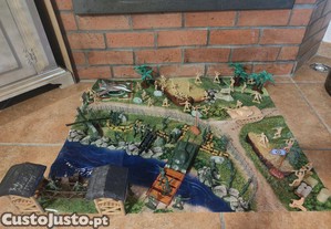 Cenário militar brinquedo