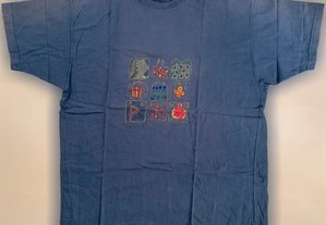 T-Shirt de Adulto Unissexo, Azul, Nani Bon, como Nova