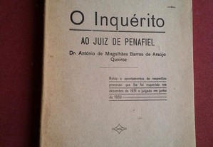 Joaquim Jesus Coelho-O Inquérito ao Juiz de Penafiel-1933