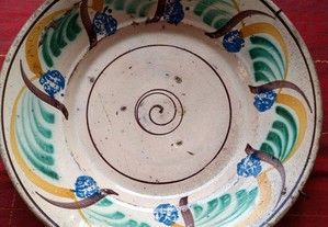 Antigo prato em faiança portuguesa de Coimbra ratinho sec XIX