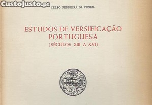 Estudos de versificação portuguesa (séculos XIII a XVI)-Celso Ferreira da Cunha-Fundação Calouste Gulbenkian