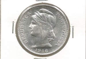 Espadim - Moeda de 50 Centavos de 1916 - Soberba
