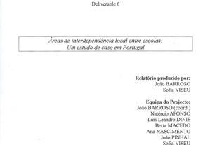 Áreas de Interdependência Local entre Escolas: Um Estudo de Caso em Portugal