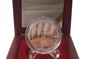 Portugal 8 euros prata -proof 60º Aniversário do Fim da Segunda Guerra Mundial