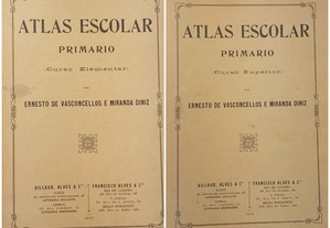 Atlas Escolar Primário // Ernesto de Vasconcellos e Miranda Diniz 1912