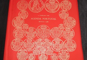 Livro Agenda Portugal Ferraro Vaz 1988 numismática