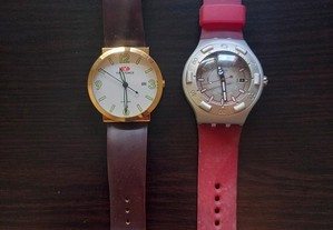 2 Relógios usados Swatch e Time Force