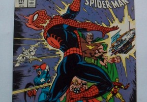 The Avengers 317 Marvel Comics 1990 BD original em língua inglesa Amazing Spider-Man