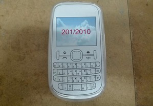 Capa em Silicone Gel Nokia Asha 201 Transparente