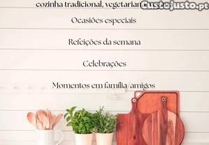 Serviço cozinha ao domicílio