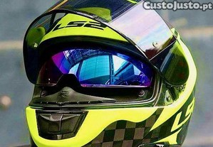 Capacete NOVO Carbono total Ls2 ff397 Vector (40% Desconto) Em XS e S