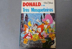 Livro Banda Desenhada - Donald e os Três Mosquetei