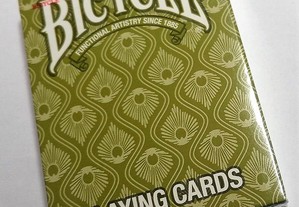 Baralho de Cartas Bicycle Peacock Verde
