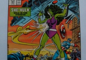 The Avengers 281 Marvel Comics 1987 BD banda desenhada She-Hulk