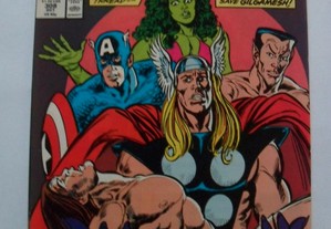 The Avengers 308 Marvel Comics 1989 BD banda desenhada Thor Captain America Namor She- Hulk