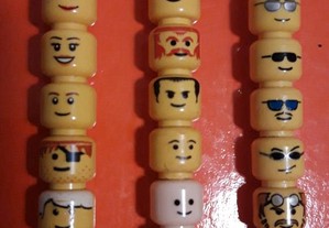 Lego cabeças minifiguras