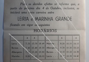 Capristanos carreiras Leiria - Marinha Grande 1954