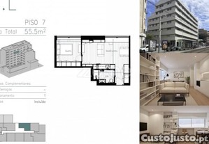 Apartamento T1 Em Matosinhos Sul