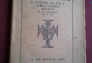 Livro Memorial Figueira da Foz a Camilo Castelo Branco 1925