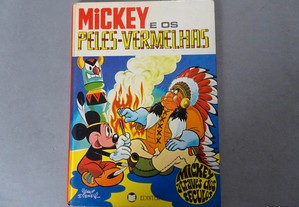 Livro Mickey e os Peles Vermelhas - Edinter