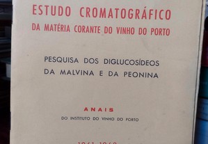 Estudo Cromatográfico da matéria do Vinho do Porto