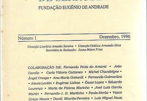 Cadernos de Serrúbia. N.º 1, 1996. Eugénio de Andrade.