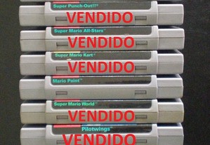 SNES Super Nintendo - 6 jogos NTSC