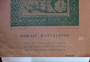 Fascículos dos FORAIS Manuelinos do Reino de Portugal e do Algarve
