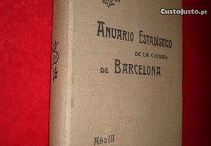 Anuario Estadistico Barcelona ano III 1904