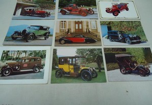 Vários Postais de carros antigos