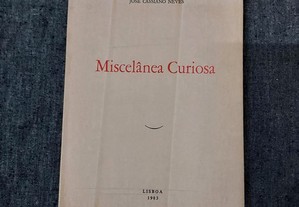 José Cassiano Neves-Miscelânea Curiosa-1983 Assinado