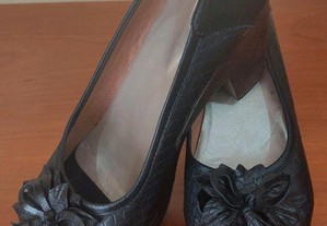 Sapatos senhora castanhos