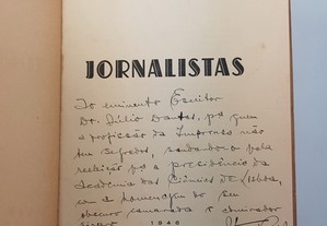 Hugo Rocha // Jornalistas 1946 Dedicatória
