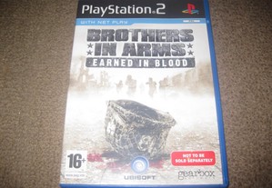 Jogo"Brother in Arms: Earned in Blood"PS2/Completo