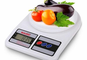 Balança de Cozinha Digital 7 kg (Branco)