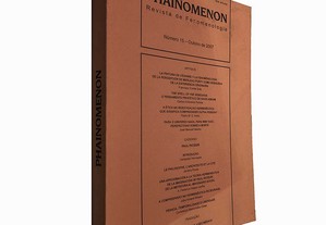 Phainomenon (Revista de Fenomenologia - N.º 15 - Outono 2007)