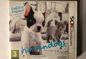 Jogo Nintendo 3 DS Nintendogs + Cats: French Bulldog and New Friends