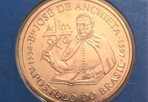 Livrete c/moeda 200$00 - José Anchieta Apóstolo Brasil - 1997
