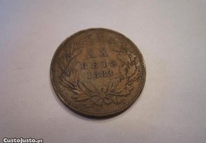 moeda antiga centenária de 1883